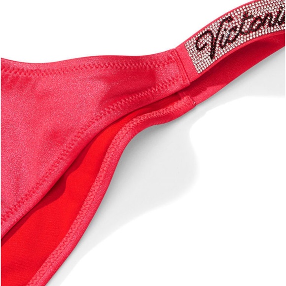 2 PC Victoria's Secret Swim
Shine Strap Brazilian Bikini Bottom & Bombshell top - Picture 2 of 8